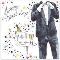 Gorgeous Birthday Cards. Birthday Card For Him. Male Birthday Card. Happy Birthday Cards. Twizler.