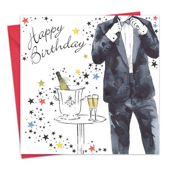 Gorgeous Birthday Cards. Birthday Card For Him. Male Birthday Card. Happy Birthday Cards. Twizler.