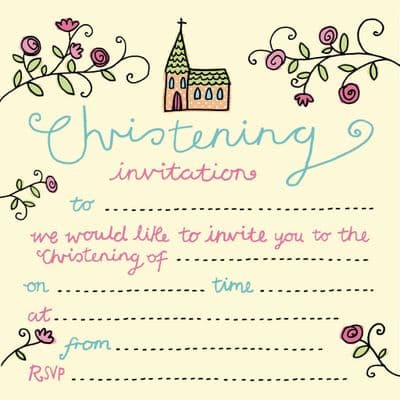 Christening Invitation