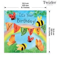 Cute Birthday Cards. Cute Cards. Adorable Cards. Happy Birthday Cards. Animal Cards. Twizler.