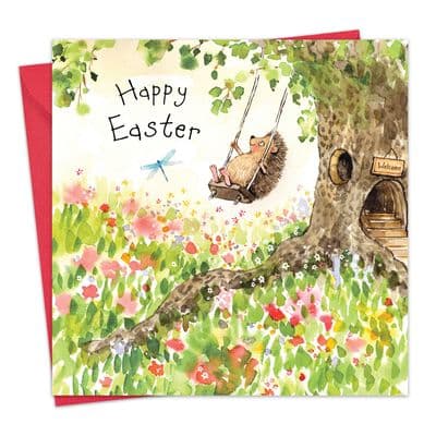 Cute Easter Card - Hedgehog