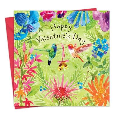 Cute Valentine's Day Card - Hummingbirds