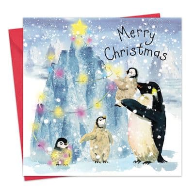 Cute Xmas Card with Iceberg Tree