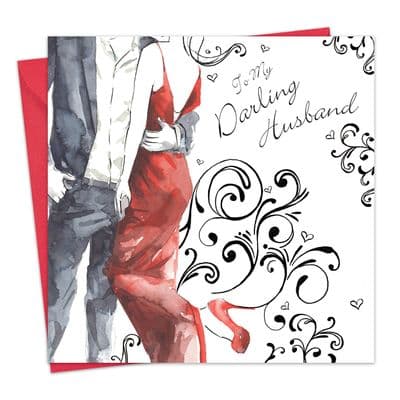 Darling Husband Birthday Card