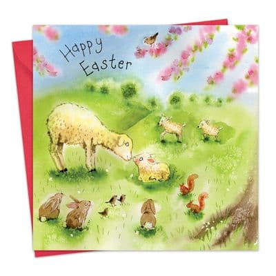 Easter Card Lambs
