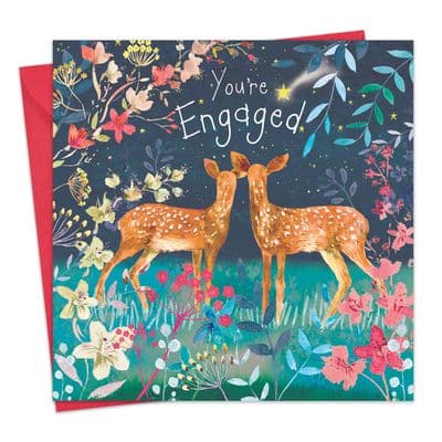 Engagement Card Deer