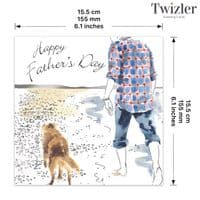 Gorgeous Fathers Day Cards. Father's Day Cards. Happy Father's Day Cards. Best Dad Card. Spring Seasons Cards. Twizler.
