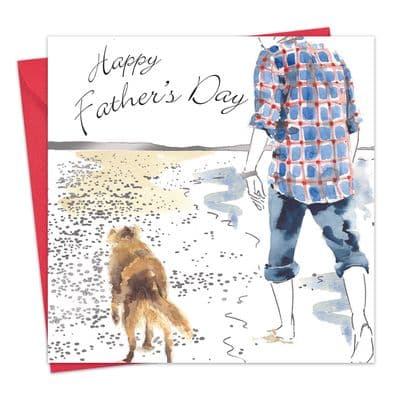 Fathers Day Card with Dog