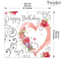 Gorgeous Birthday Cards. Birthday Card For Her. Female Birthday Card. Happy Birthday Cards. Twizler.