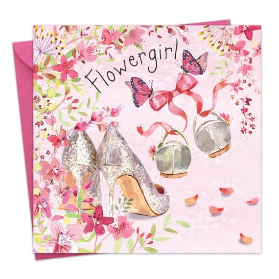 Flowergirl Cards. Wedding Cards. Cute Cards. Will You Be My Flowergirl Cards. Twizler.