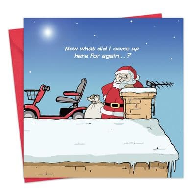 Forgetful Santa Merry Christmas Card