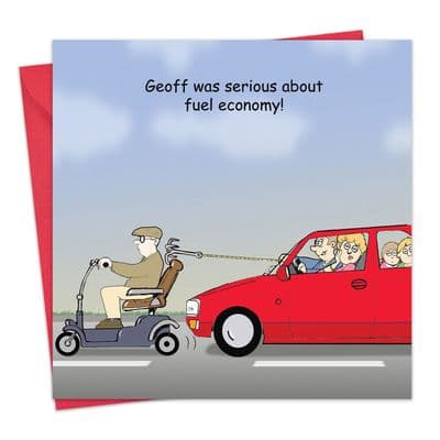 Fuel Economy Birthday Card