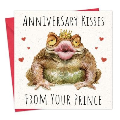 Funny Anniversary Card For Her - Toad Prince