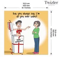 Funny Anniversary Cards. Funny Congratulations on Your Anniversary Cards. Funny Congratulations Cards. Funny Cards for Anniversary. Humorous Greeting Cards. Twizler.
