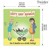 Funny Baby Shower Cards. Funny Thank You Cards. Funny Congratulations Cards. Funny Cards For Baby Shower. Humorous Greeting Cards. Twizler.
