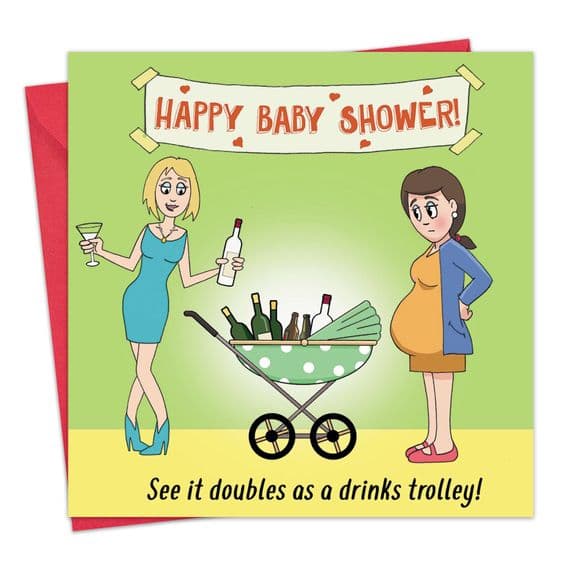 Funny Baby Shower Cards. Funny Thank You Cards. Funny Congratulations Cards. Funny Cards For Baby Shower. Humorous Greeting Cards. Twizler.