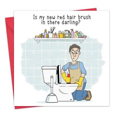 Funny Birthday Card Plunger