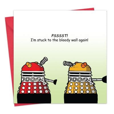 Funny Blank Card Daleks