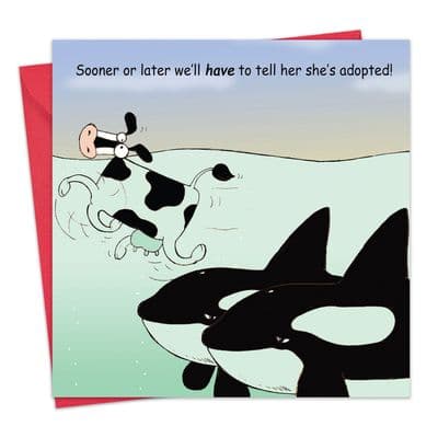 Funny Card Adopted