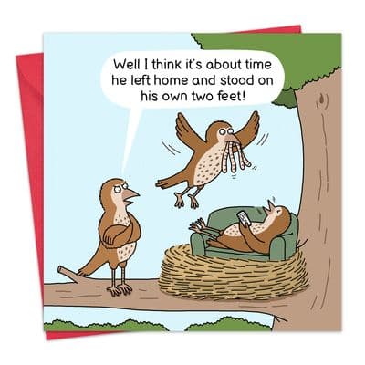 Funny Card - Fly the Nest