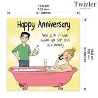 Funny Anniversary Cards. Funny Congratulations on Your Anniversary Cards. Funny Congratulations Cards. Funny Cards for Anniversary. Humorous Greeting Cards. Twizler.