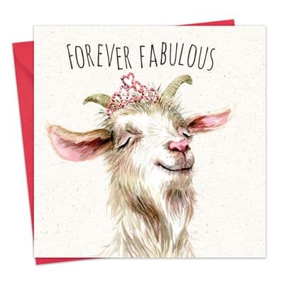 Funny Card - Goat Forever Fabulous