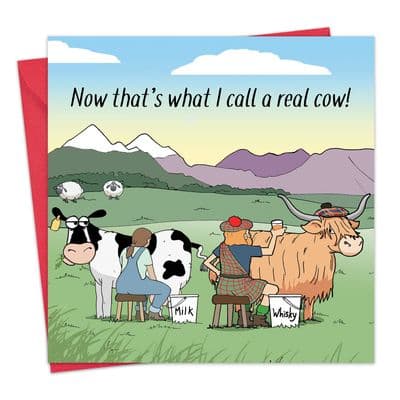 Funny Card - Highland Cow Whiskey