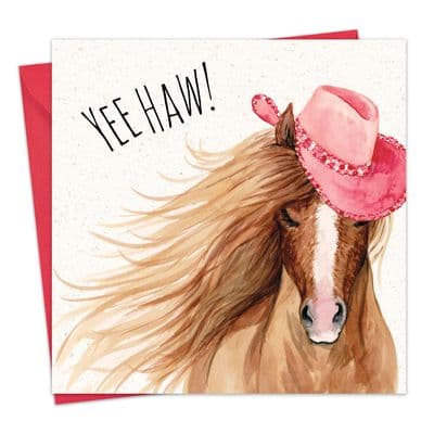 Funny Card - Horse Yee Haw