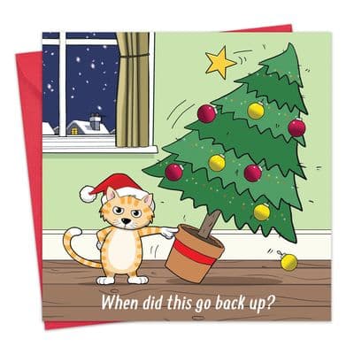 Funny Christmas Card - Cat When did this go back up?