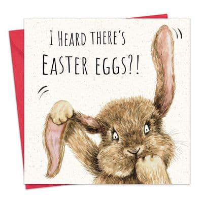 Funny Easter Card - Rabbit