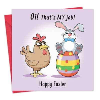 Funny Easter Card That's My Job