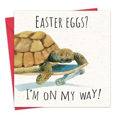Funny Easter Card - Tortoise