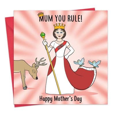 Funny Mother's Day Card You Rule