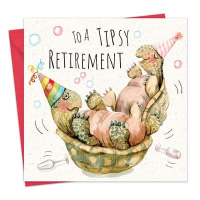 Funny Retirement Card For Her - Turtle
