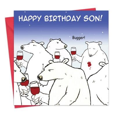 Funny Son Birthday Card