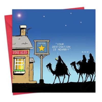 Funny Xmas Card Different Kind of Star