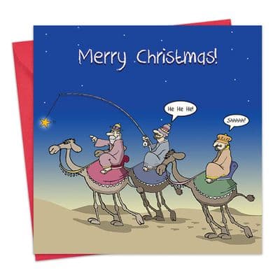 Funny Xmas Card Three Wise Men
