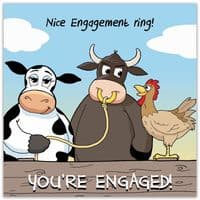 Funny Engagement Cards. Funny Youre Engaged Cards. Funny Congratulations Cards. Funny Cards for Engagement. Humorous Greeting Cards. Twizler.