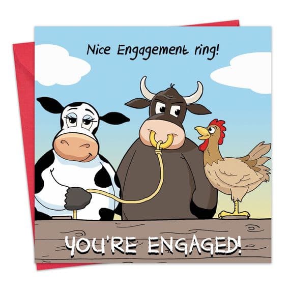 Funny Engagement Cards. Funny Youre Engaged Cards. Funny Congratulations Cards. Funny Cards for Engagement. Humorous Greeting Cards. Twizler.
