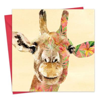 Giraffe Blank Greeting Card