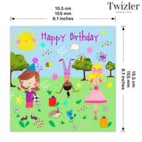 Childrens Birthday Cards. Cute Cards. Age Cards. Happy Birthday Cards. Twizler.