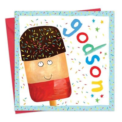 Godson Birthday Card - Ice Lolly