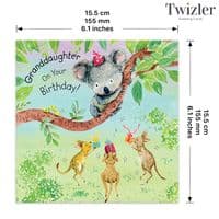 Childrens Birthday Cards. Cute Cards. Age Cards. Happy Birthday Cards. Animal Cards. Twizler.