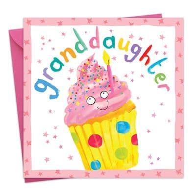 Granddaughter Birthday Card - Cupcake