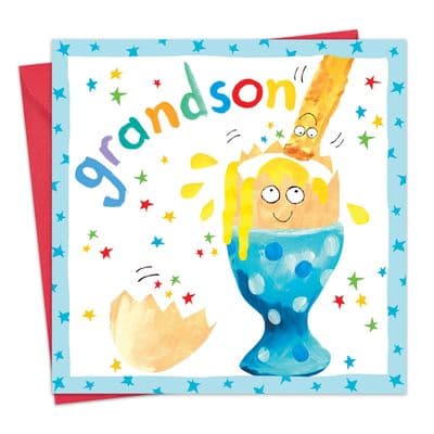Grandson Happy Birthday Card
