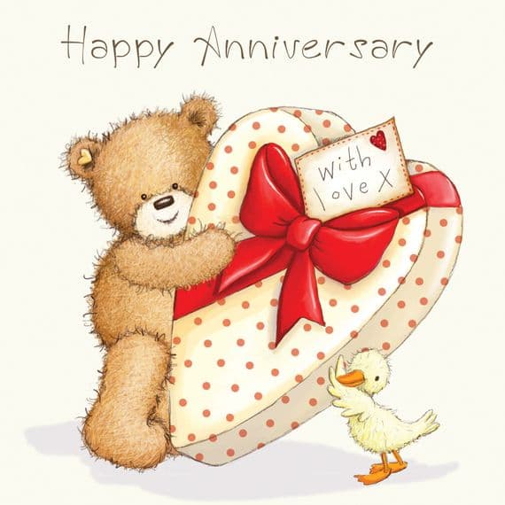 Birthday Bear With Pink Balloon, Happy Birthday Card