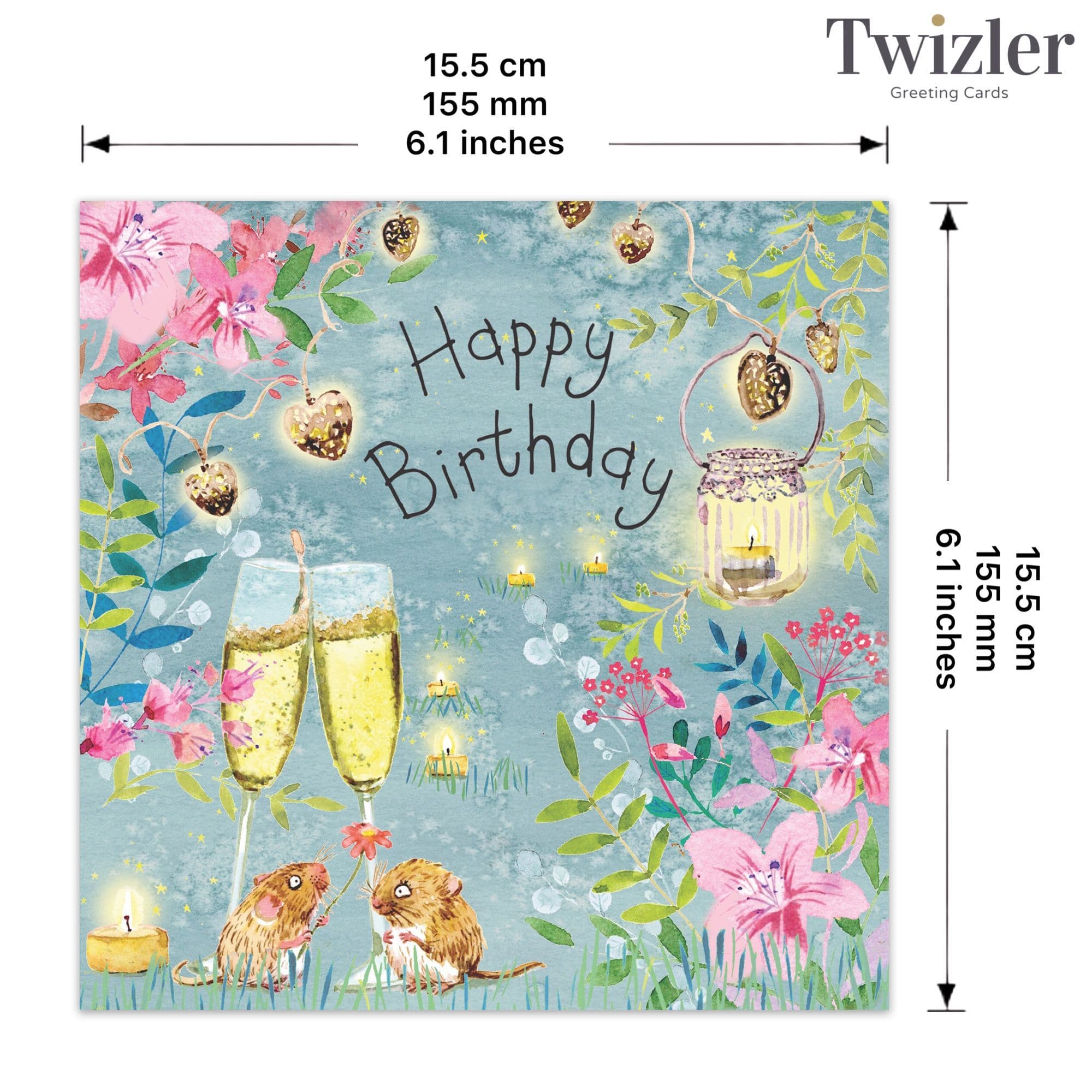 Someone Special On Your Birthday Card - Flowers - 8.5 X 6 Inches Words And Wishes - View #3