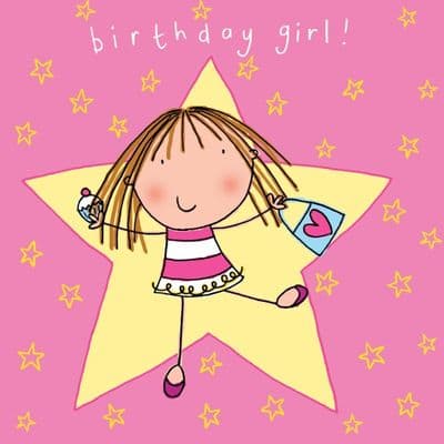 Happy Birthday Card For Girl Dancing Diva