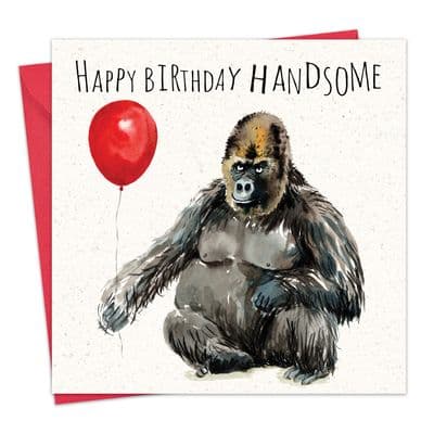 Happy Birthday Handsome Funny Card