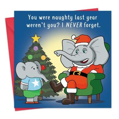 Happy Christmas Card I Never Forget